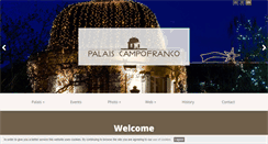 Desktop Screenshot of palais-campofranco.com